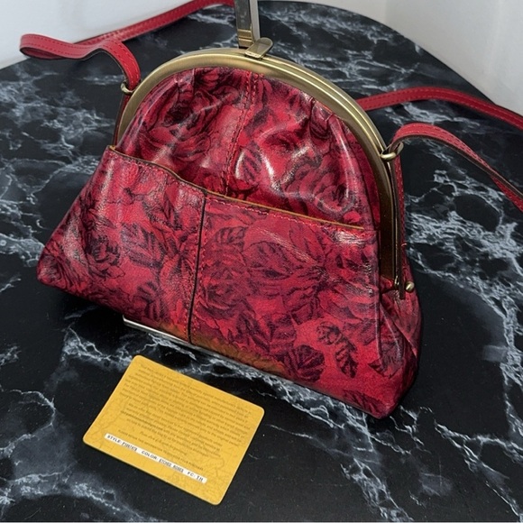 PATRICIA NASH Handbag Silvia Leather Frame Small Red Shoulder Bag AUTHENTIC NEW - Picture 5 of 11